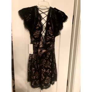 Black Romper from Tobi. Size small.